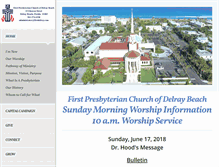 Tablet Screenshot of firstdelray.com